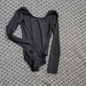 Bloch Black Long Sleeve Dance Bodysuit